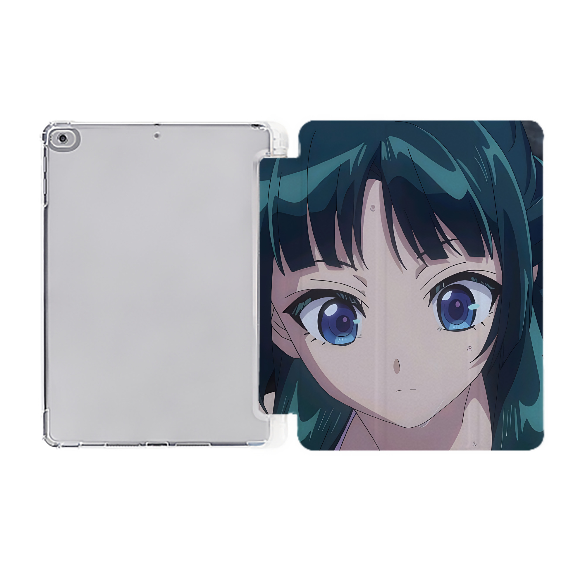 （画像用） 薬屋のひとりごと The Apothecary Diaries IPad ケース ペン収納付き 三つ折りスタンド PUレザー×シリコン 対応機種9.5/10.5/10.9インチ